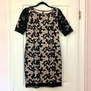 Eliza J beaded evening dress